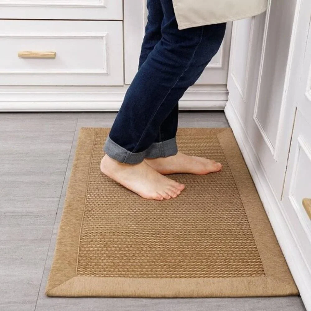 New Small Kitchen Rugs, Non-Skid, Washable, Farmhouse Style Sink Floor Mats